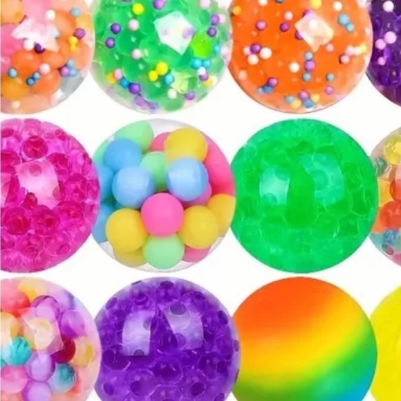 3 Colorful Stress Balls for Kids or Adults - Picture 2 of 12